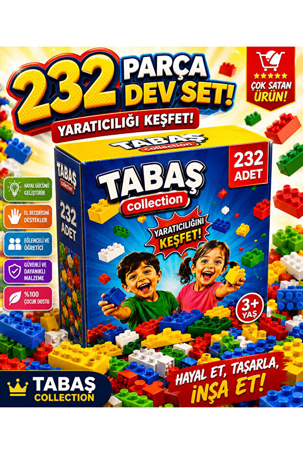 232 Parça Eğitici Lego Seti